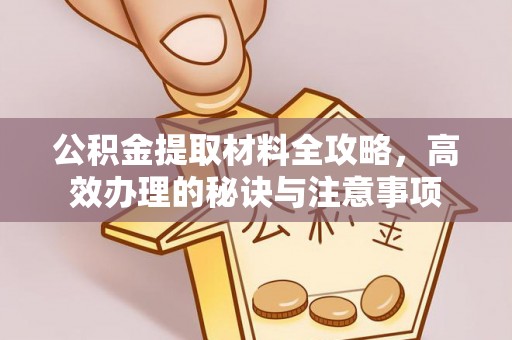 竹田公积金提取材料全攻略，高效办理的秘诀与注意事项