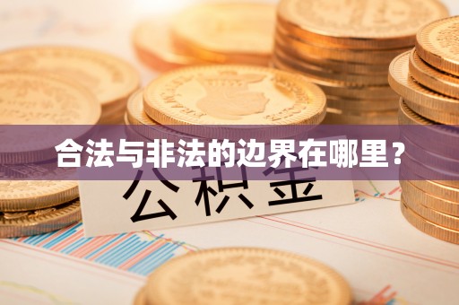 竹田合法与非法的边界在哪里？