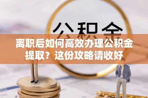 竹田离职后如何高效办理公积金提取？这份攻略请收好