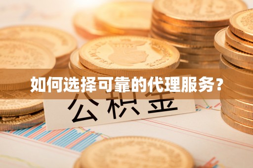 竹田如何选择可靠的代理服务？