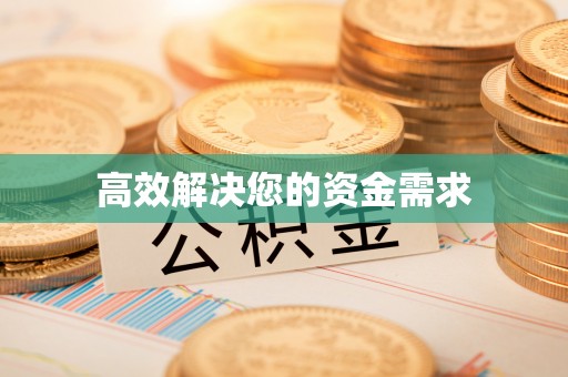 竹田高效解决您的资金需求