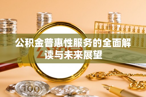 竹田公积金普惠性服务的全面解读与未来展望