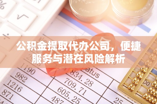 竹田公积金提取代办公司，便捷服务与潜在风险解析