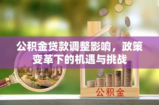 竹田公积金贷款调整影响，政策变革下的机遇与挑战