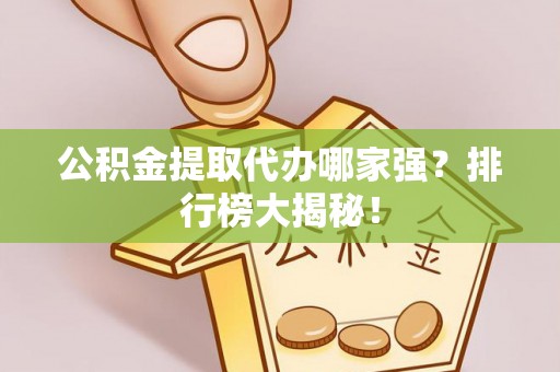 竹田公积金提取代办哪家强？排行榜大揭秘！