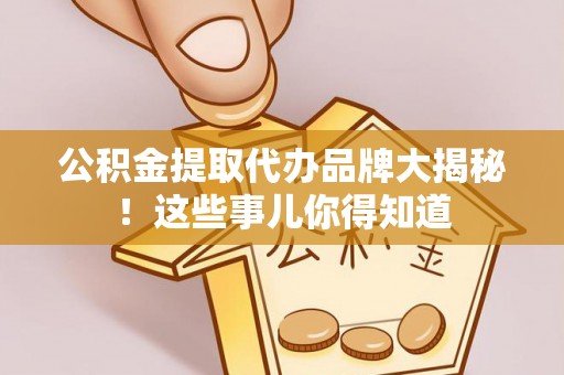 竹田公积金提取代办品牌大揭秘！这些事儿你得知道