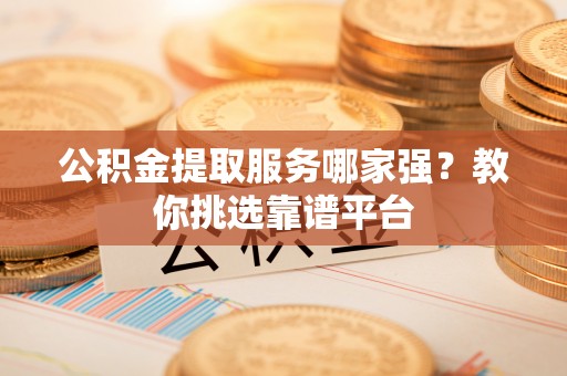 竹田公积金提取服务哪家强？教你挑选靠谱平台