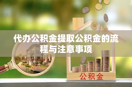 竹田代办公积金提取公积金的流程与注意事项