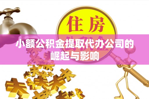竹田小额公积金提取代办公司的崛起与影响